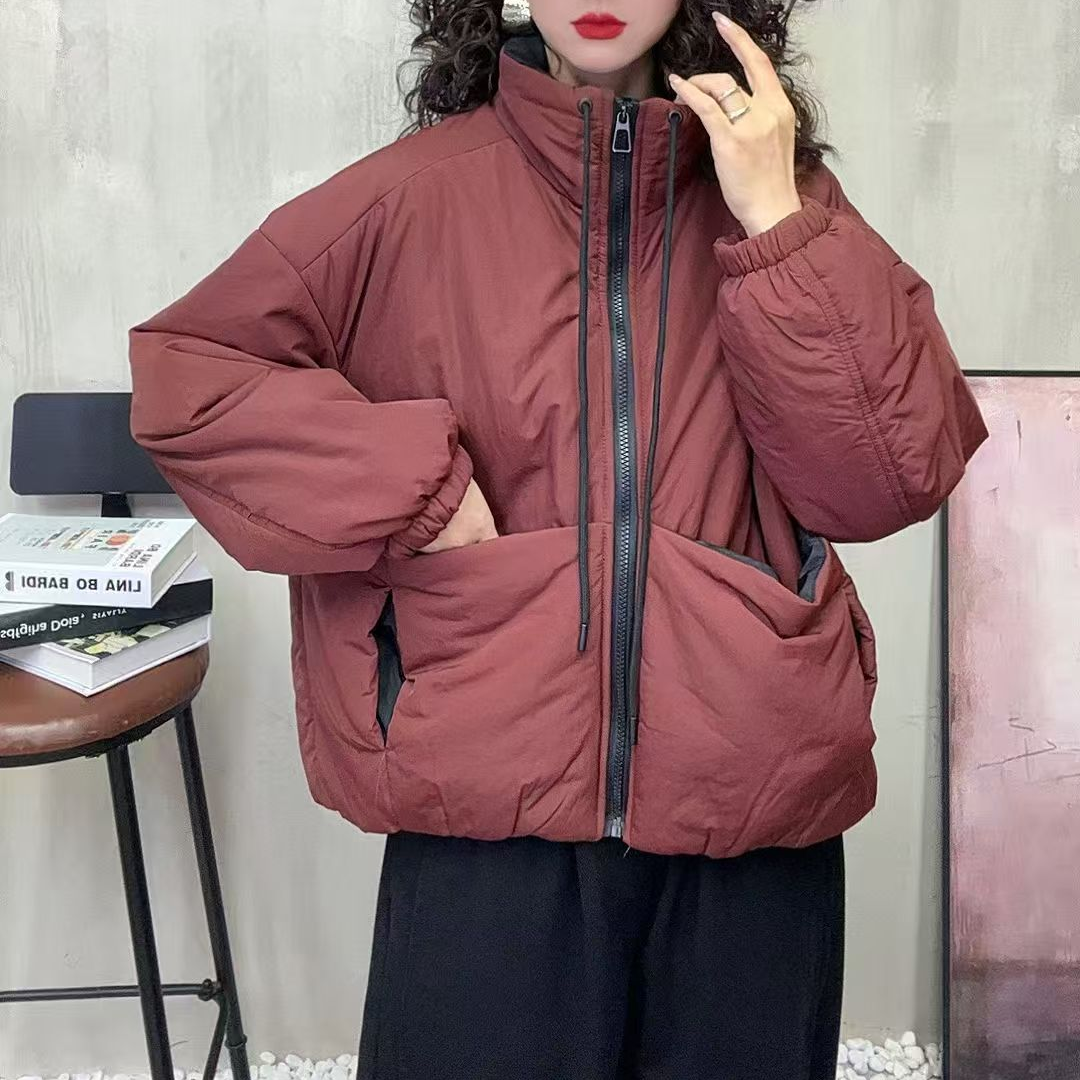 18790新款冬季加厚简约百搭棉服