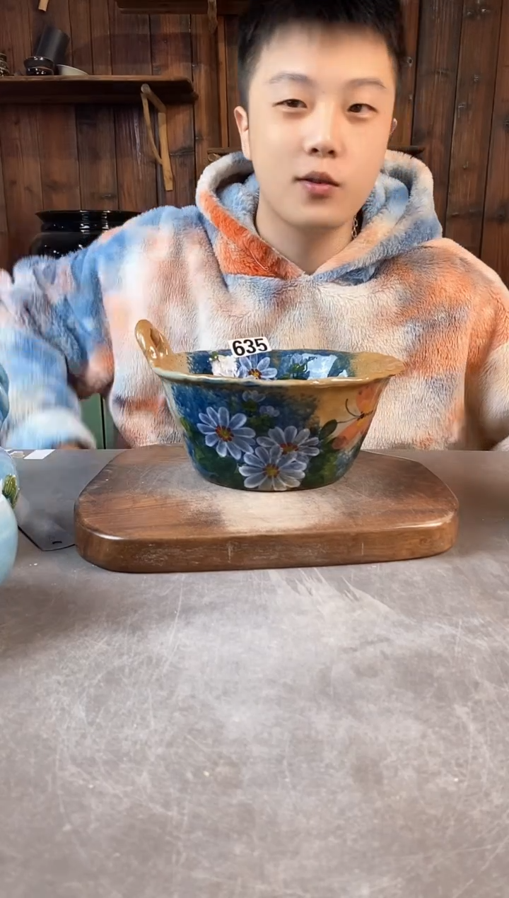 碗635，手工手绘，超值陶瓷