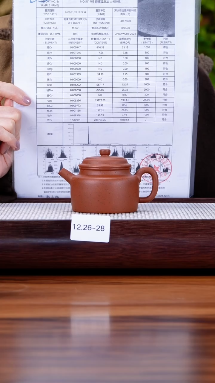 茶壶紫砂12.26-28  99全 老红泥 德钟130