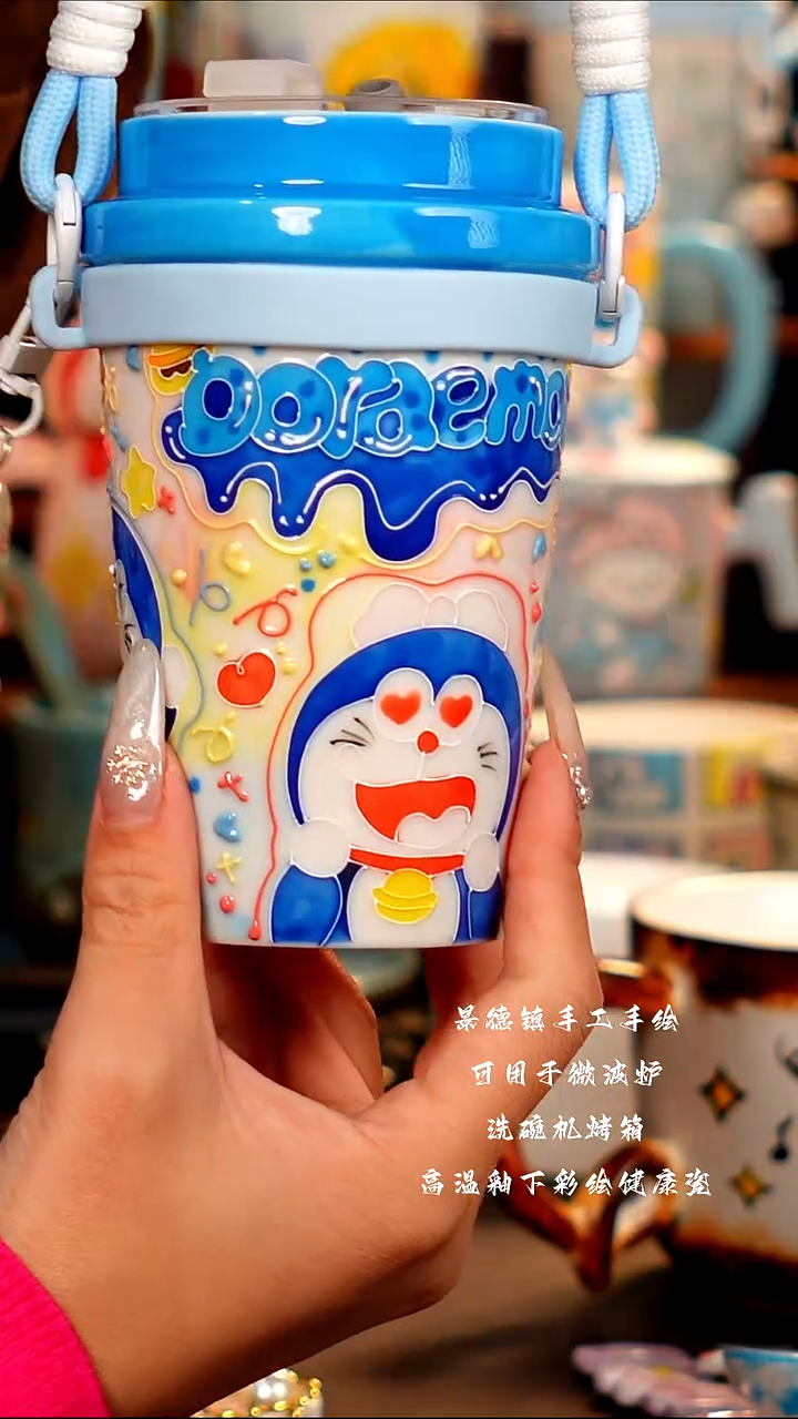 景德镇设计款手工手绘杯杯