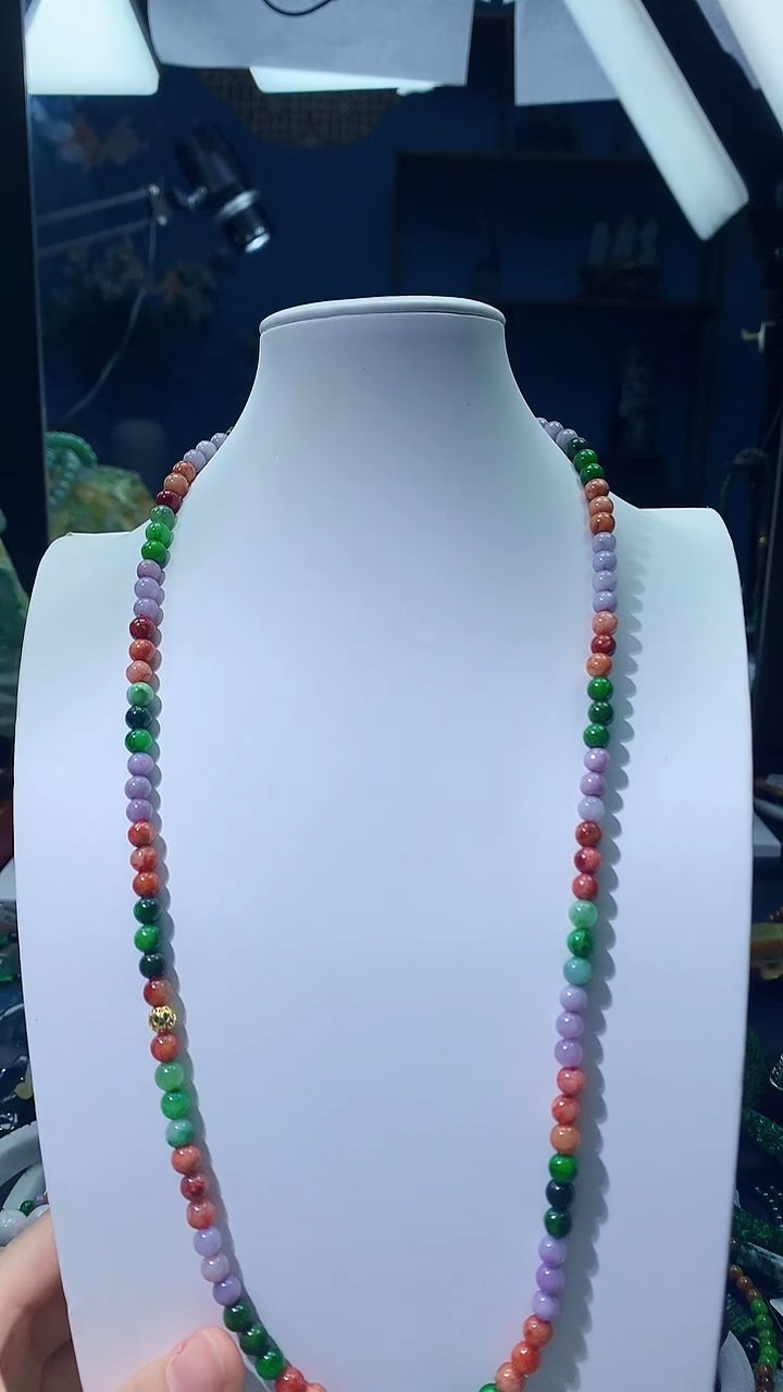 颈饰未镶嵌翡翠天然缅甸a货翡翠