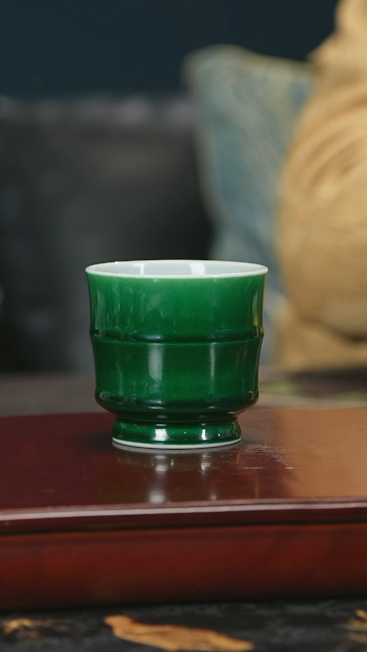 【闪购商品】瓷唐里郎窑绿小杯