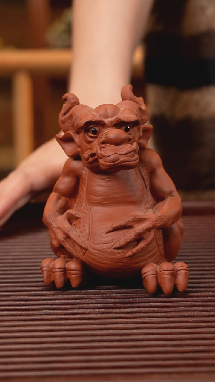 【闪购商品】紫砂茶宠龙生九子