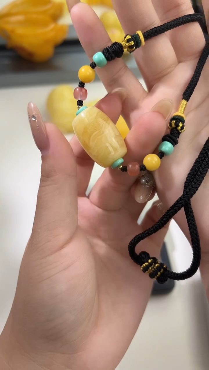 裸石琥珀未镶嵌琥珀蜜蜡吊坠