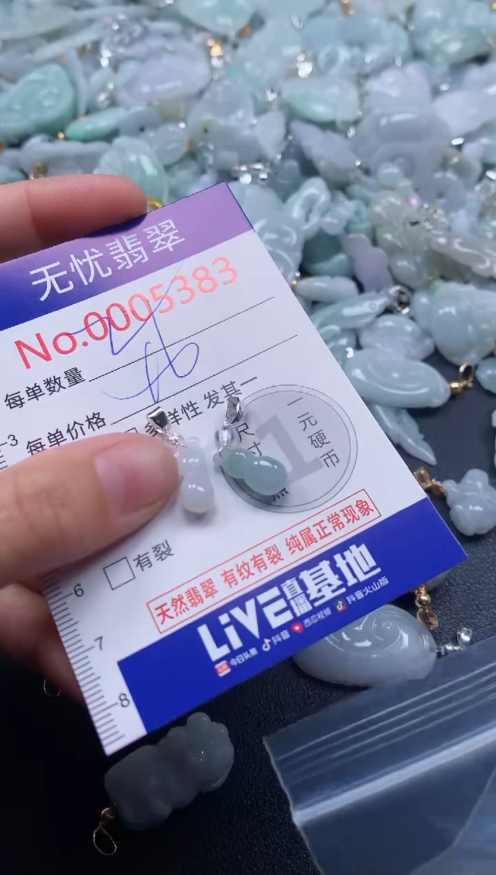 吊坠(不含链)未镶嵌翡翠5383