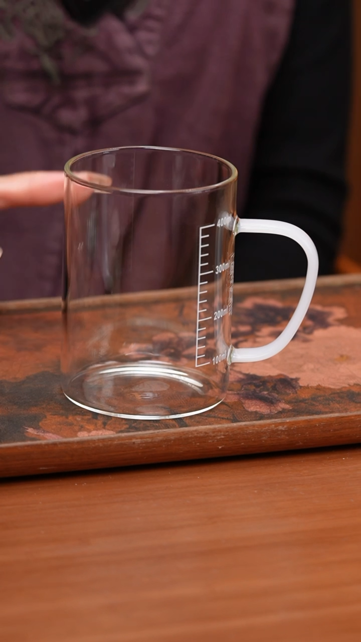 【闪购商品】松风杯/刻度白玉色/不批发