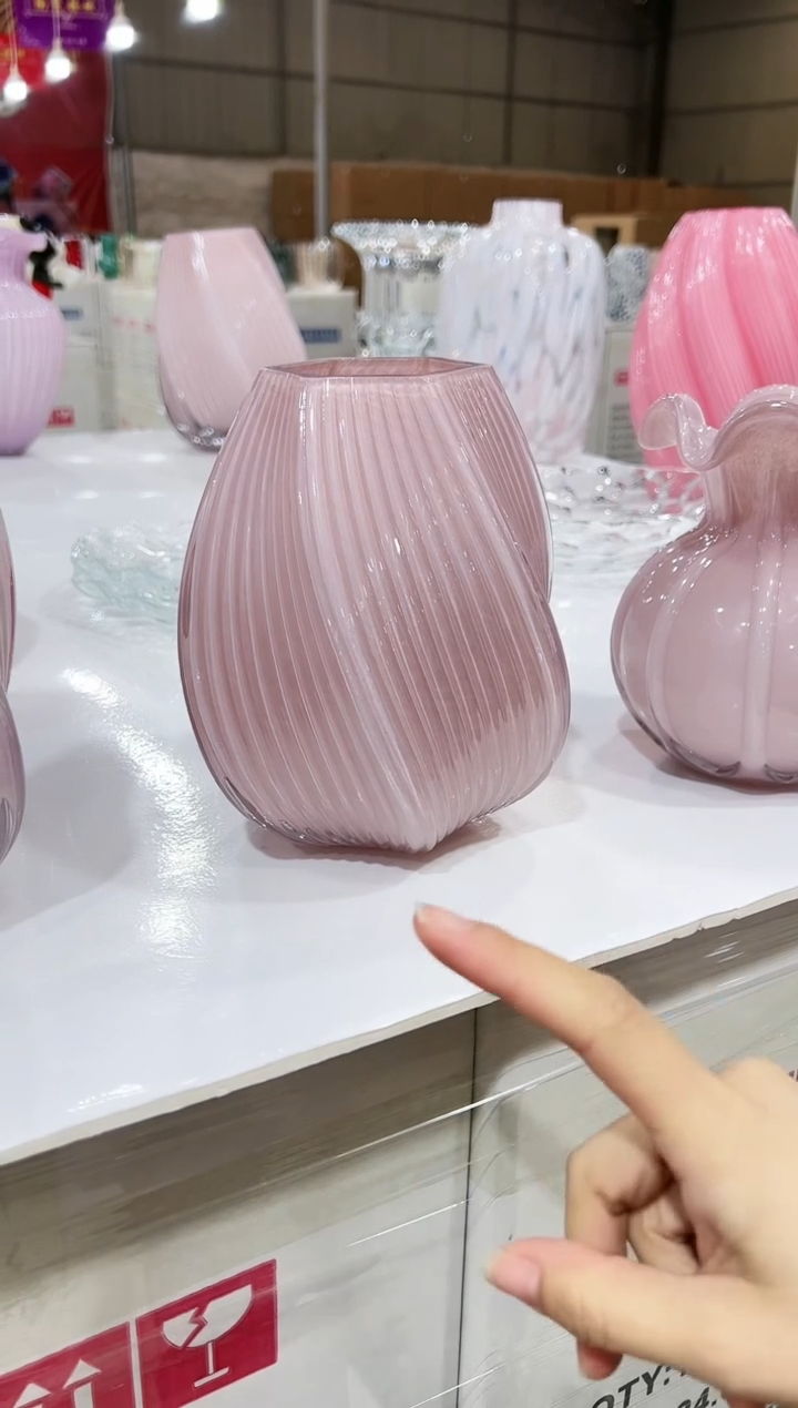 【闪购商品】琉璃粉色麦芽糖菱形小号