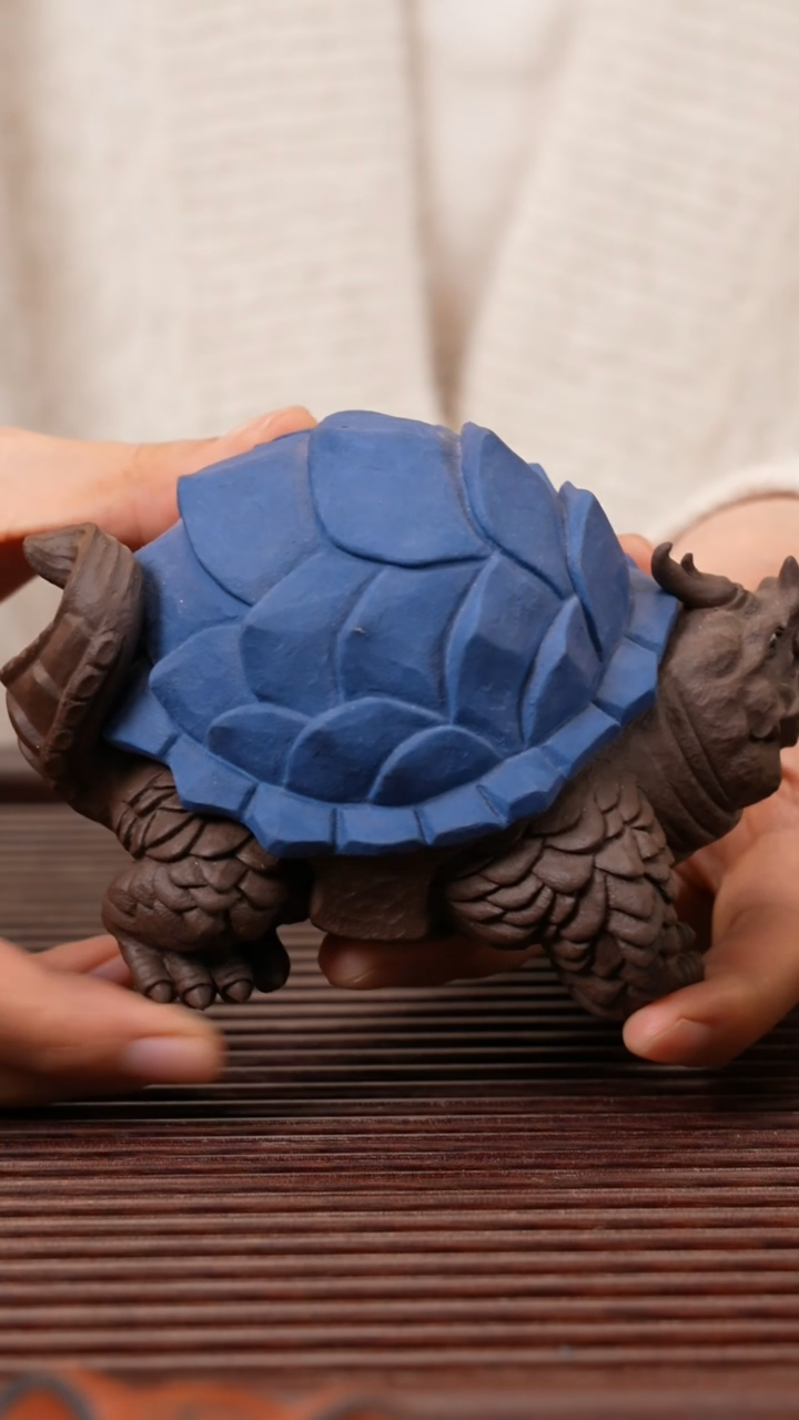 【闪购商品】紫砂茶宠霸下龙龟