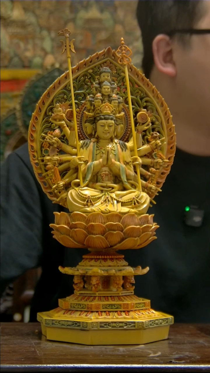 造像铜像铜造像收藏千手