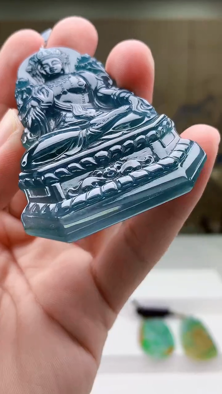 定制翡翠未镶嵌4925bb-毛货挂件59