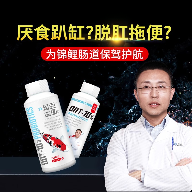 玛豆有益菌大颗粒锦鲤观赏鱼肠道健康要鱼用益生菌等有益菌益生菌