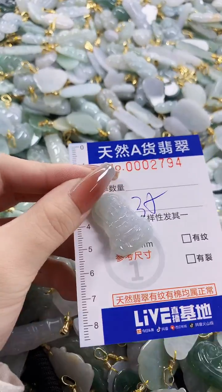 颈饰未镶嵌翡翠天然A货翡翠