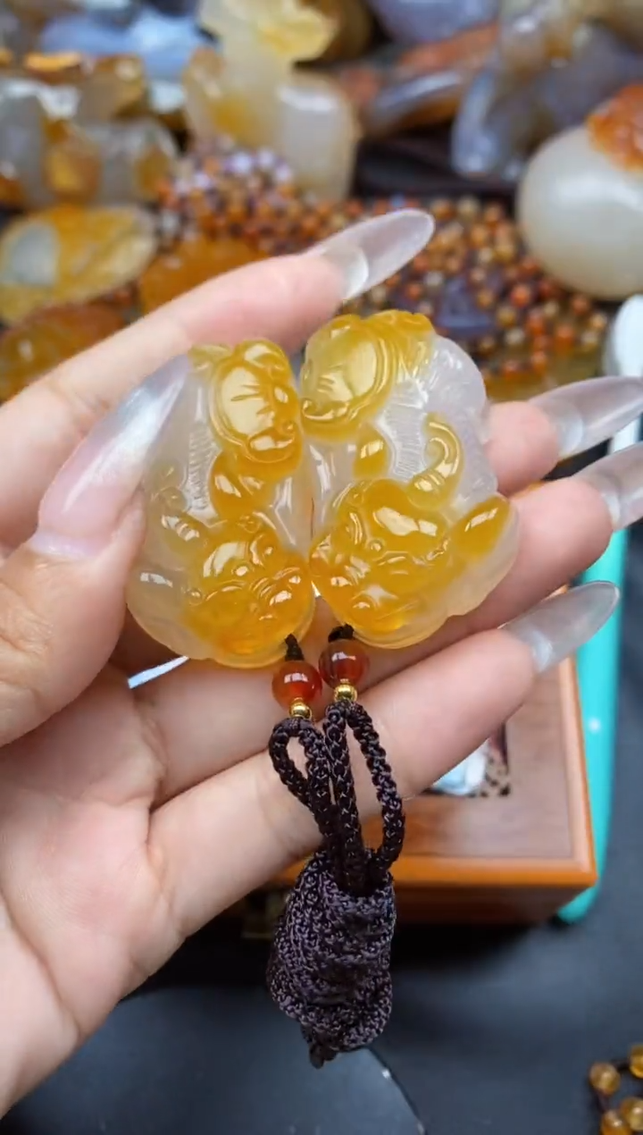 【闪购商品】玛瑙/玉髓颈饰未镶嵌ll