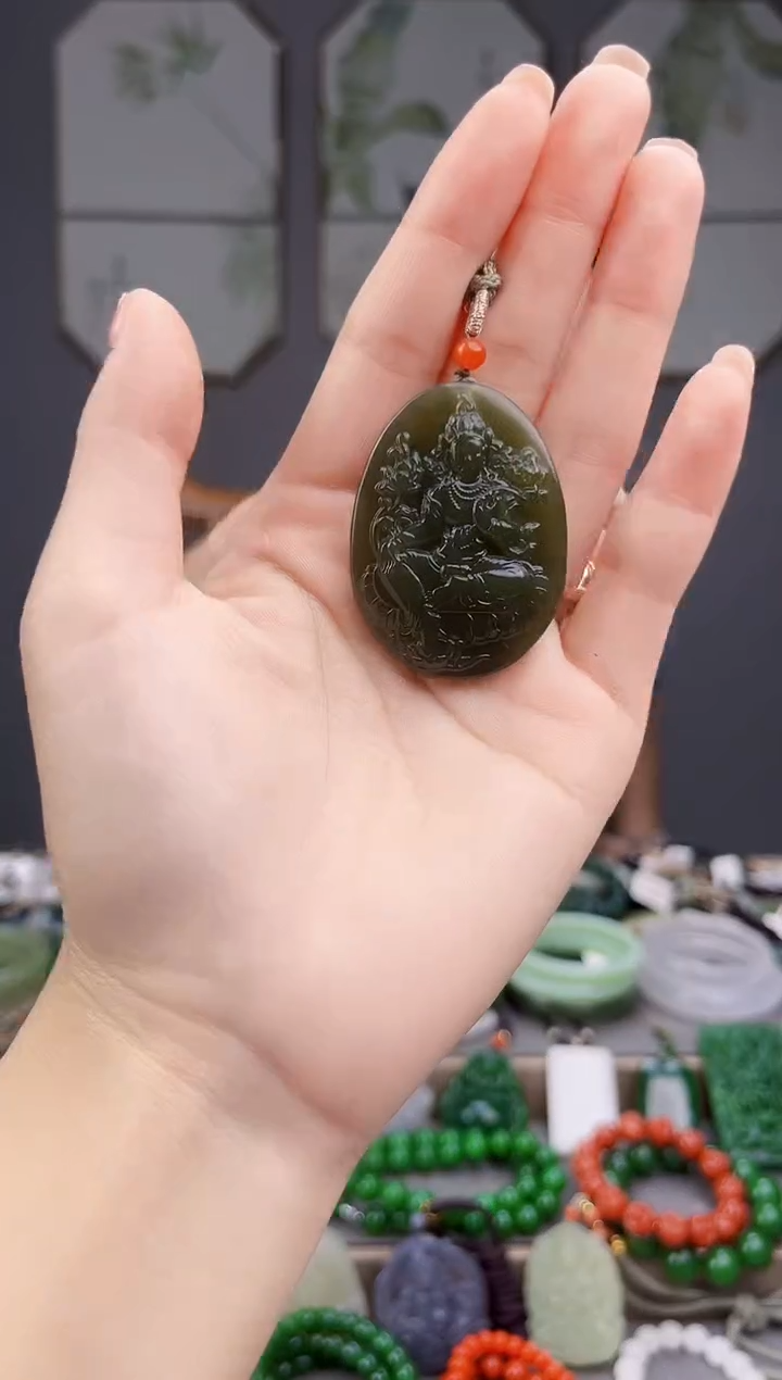 颈饰未镶嵌和田玉多样性发货拍一发一