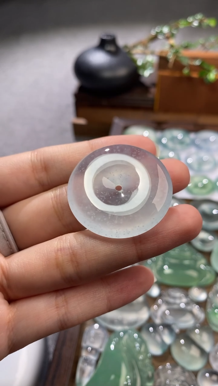 吊坠(不含链)未镶嵌翡翠扣子