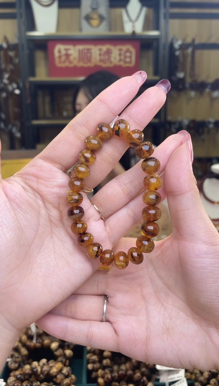 【闪购商品】琥珀裸石未镶嵌10+蜜蜡手串