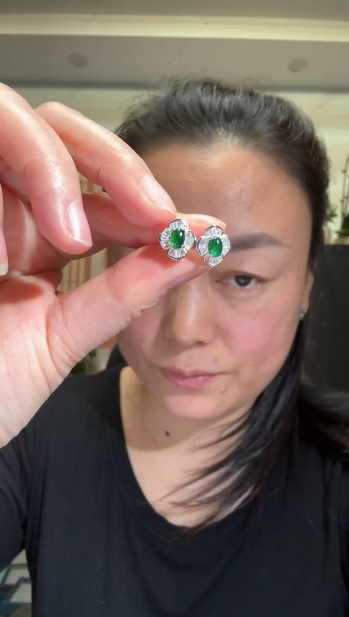 颈饰银S925镶嵌翡翠00006163