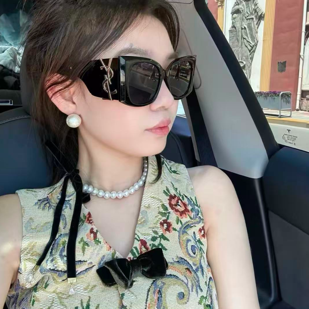 未使用 YSL/圣罗兰 猫眼太阳镜