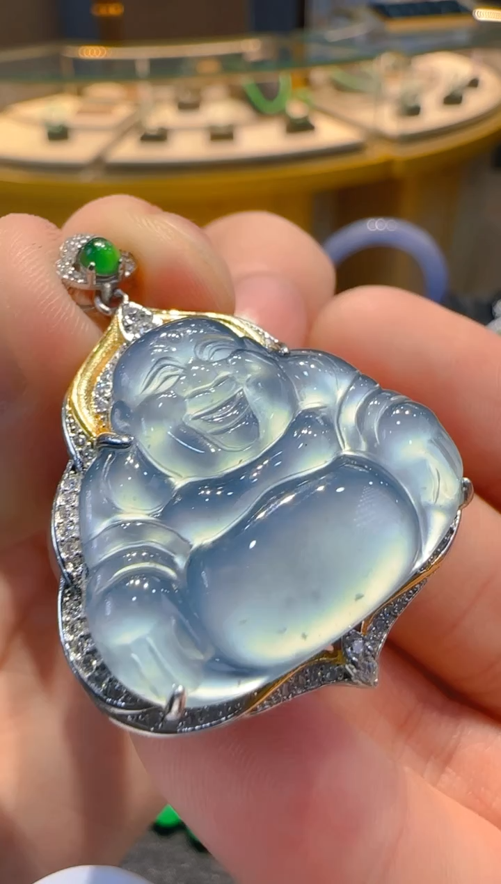 【闪购商品】翡翠吊坠(不含链)银S925镶嵌多样性发货一件