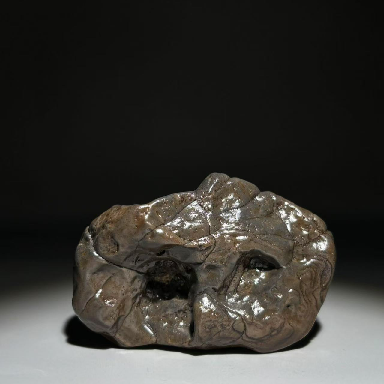 阿拉善戈壁石摆件直播间一物一拍