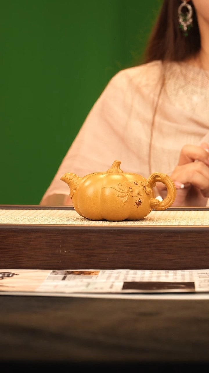 茶壶紫砂HH扁南瓜大 段泥200cc