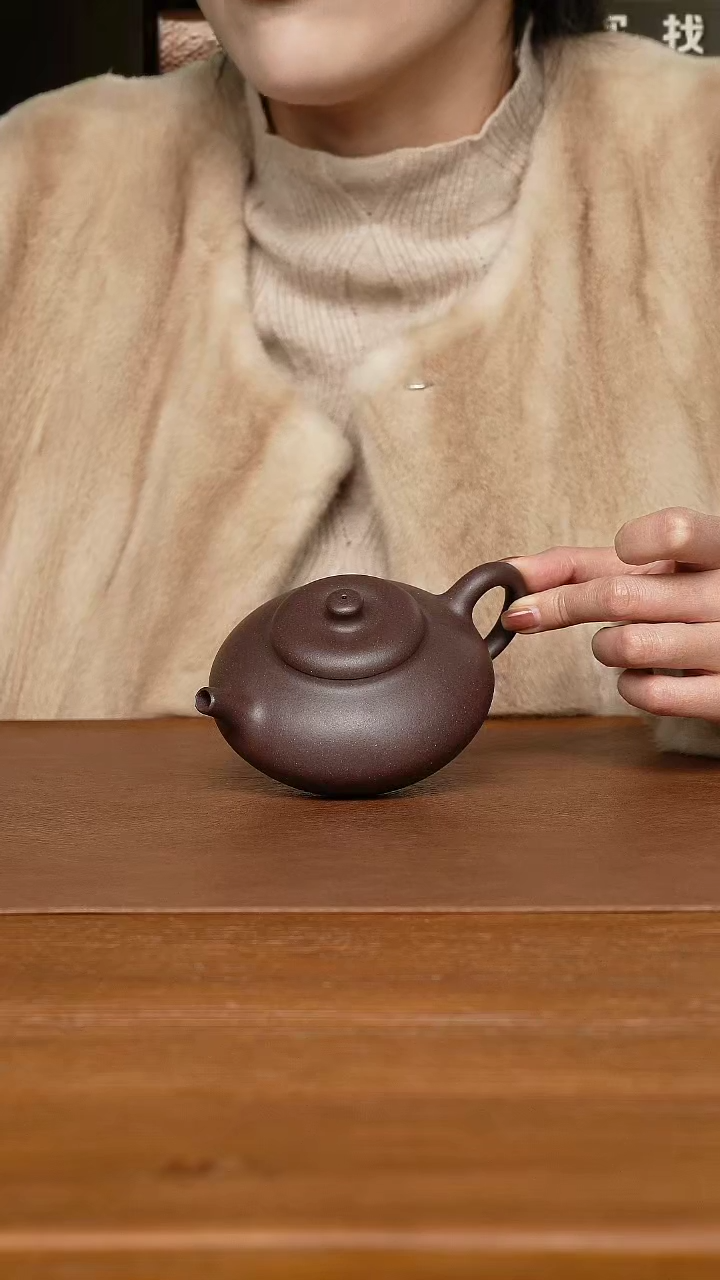 【闪购商品】紫砂茶壶范兆丰合欢 底槽清230CC