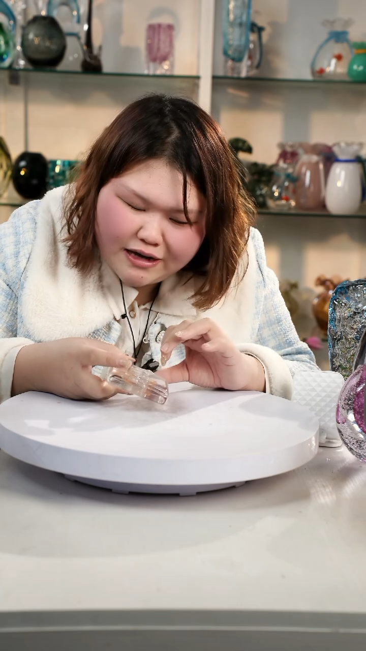 【闪购商品】琉璃【弘扬】高轻奢琉璃花器暴富正常手工痕迹