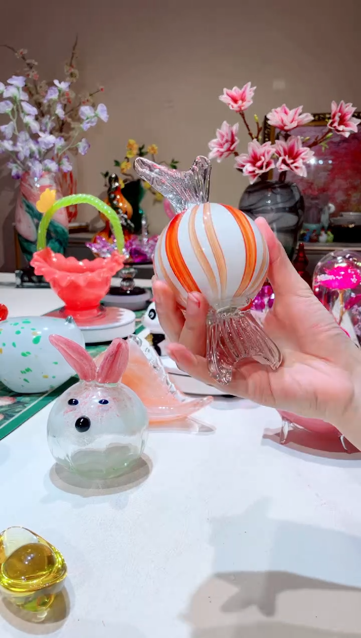 【闪购商品】琉璃手工艺品糖果摆件 微瑕