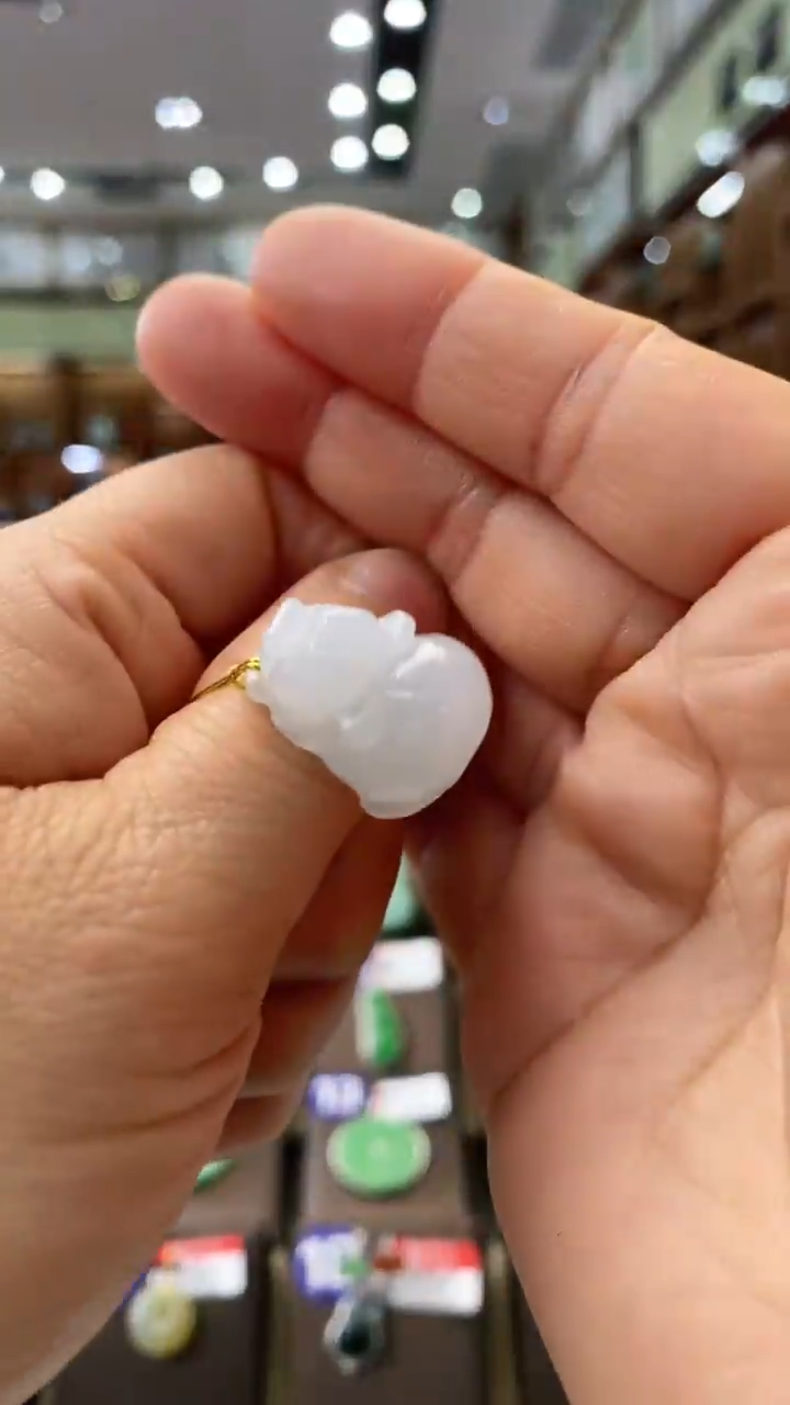 【闪购商品】翡翠颈饰未镶嵌猪