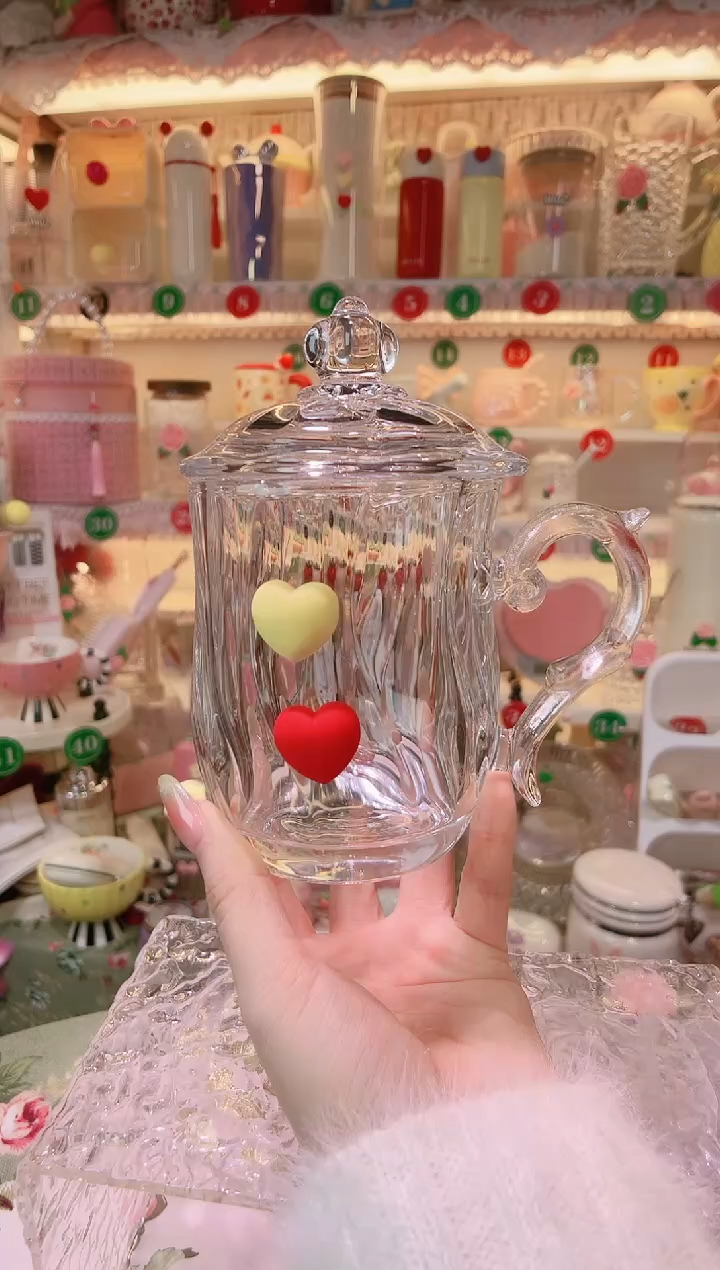 【闪购商品】摆件爱心泡茶杯品质好，发货快，放心拍