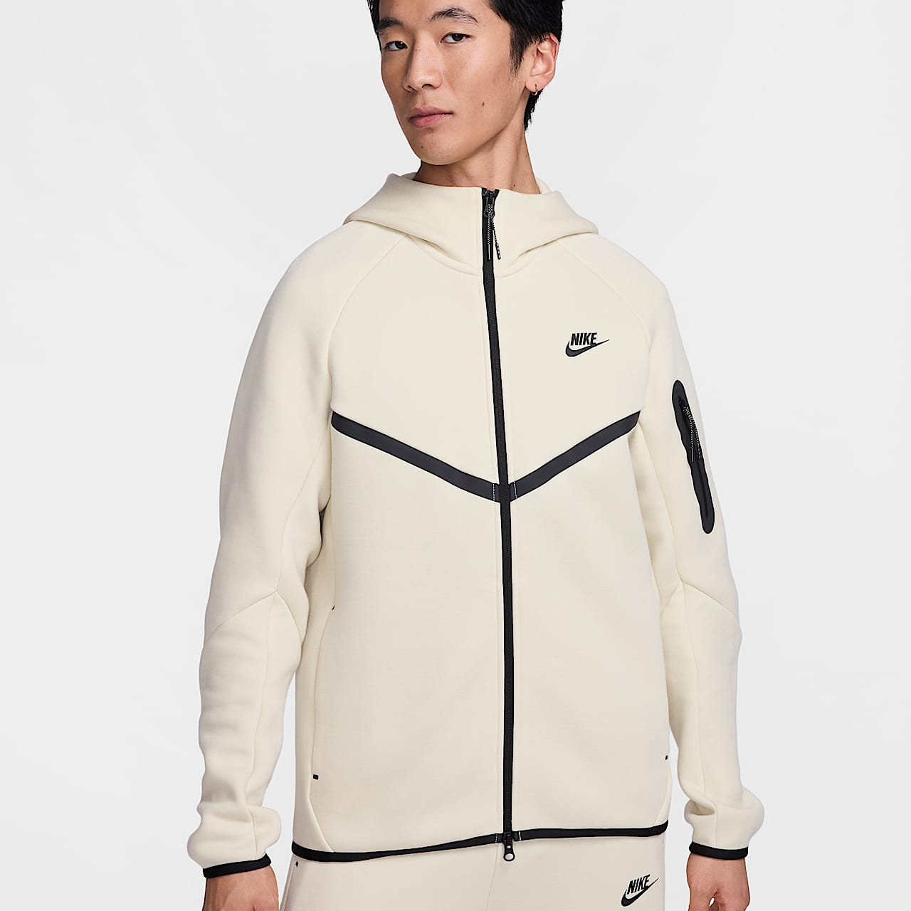 NIKE/耐克风行者系列男子双面针织开襟休闲运动连帽衫HV0950234