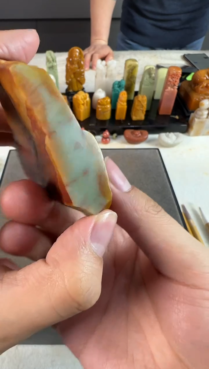 【闪购商品】青田石印石编号编号4232