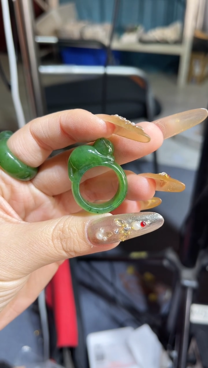 未镶嵌戒指和田玉多样性发其一备注圈口