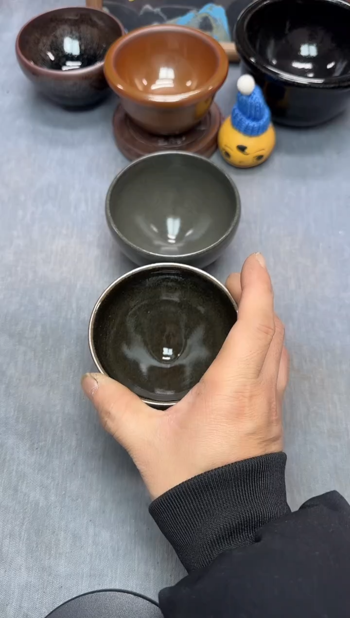 茶盏蜂***柜印春堂柴烧建盏