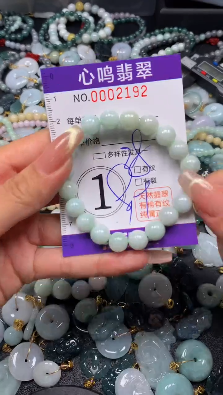 翡翠未镶嵌颈饰闪购002192