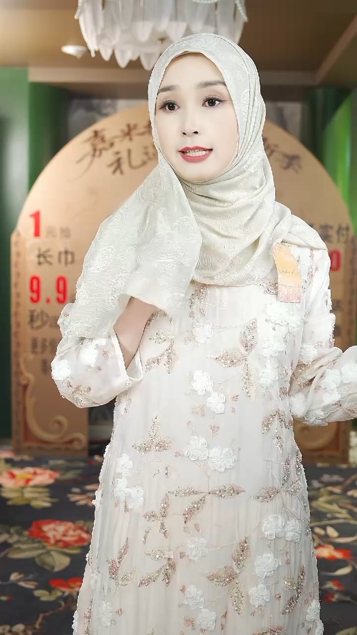 三醋酯纤维1276腰果花 腼腆白