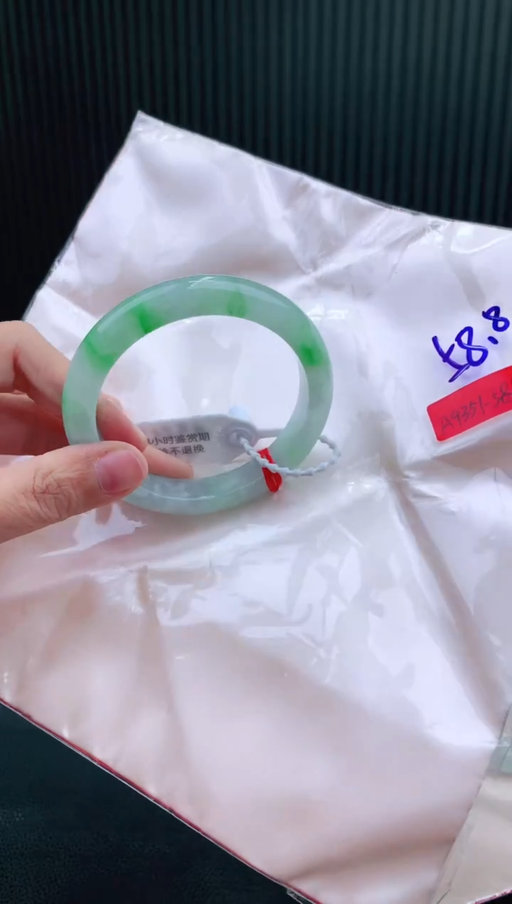 未镶嵌手镯翡翠58+