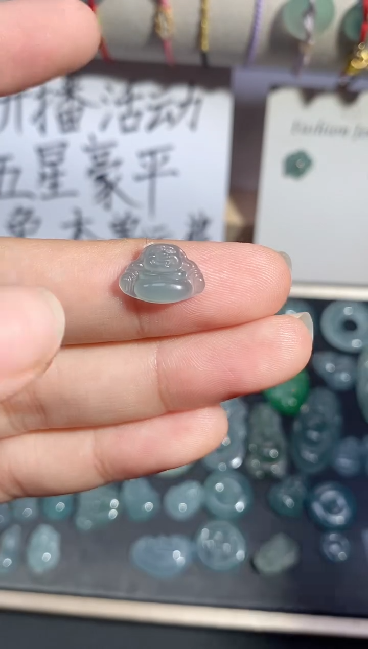 翡翠裸石翡翠佛公