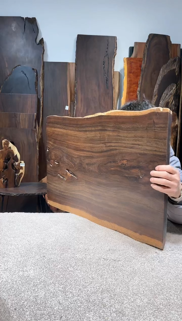 【闪购商品】风车木（黑檀木）尺寸60*45*2.5编号145