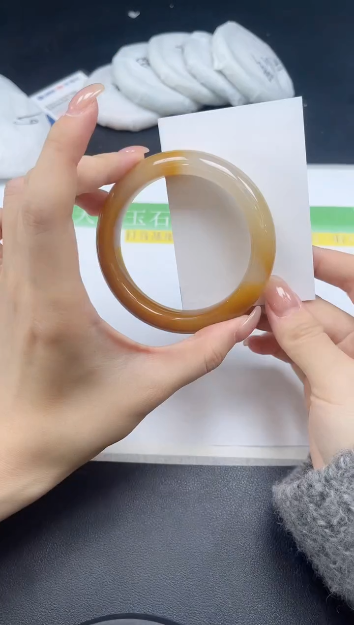 未镶嵌手镯石英质玉0128-5859