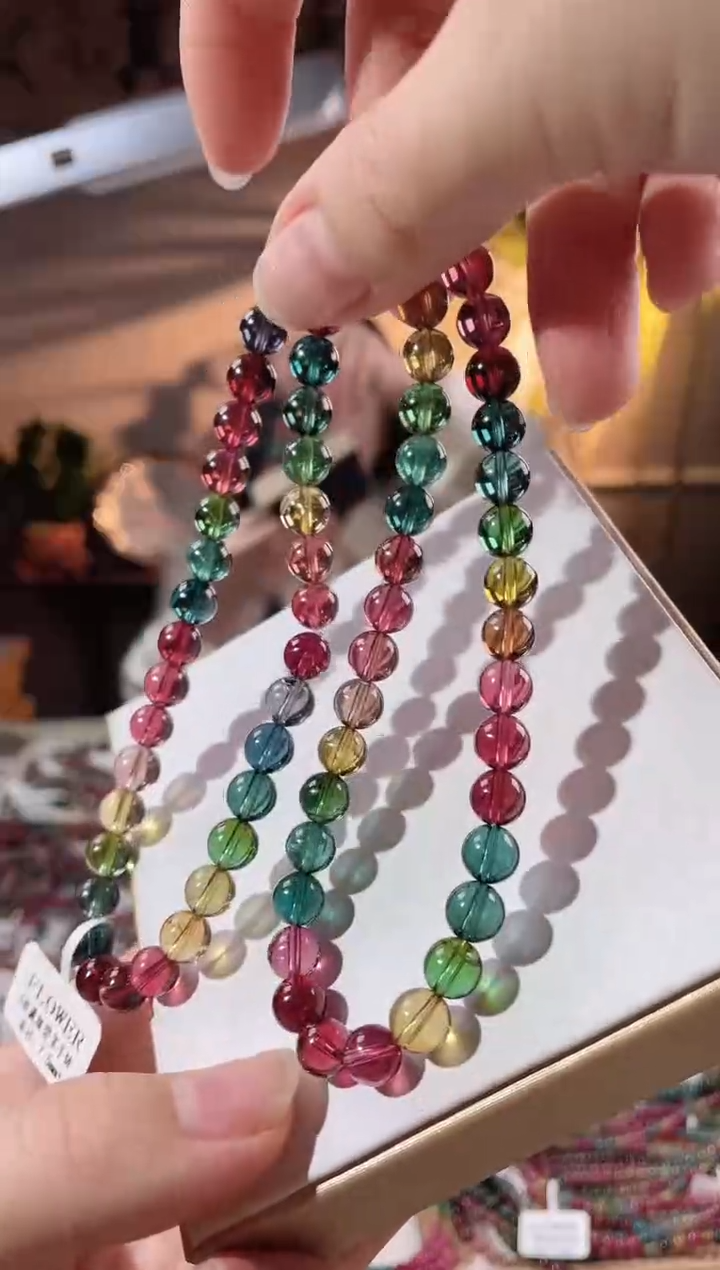 【闪购商品】碧玺手链未镶嵌多圈手链7.5+