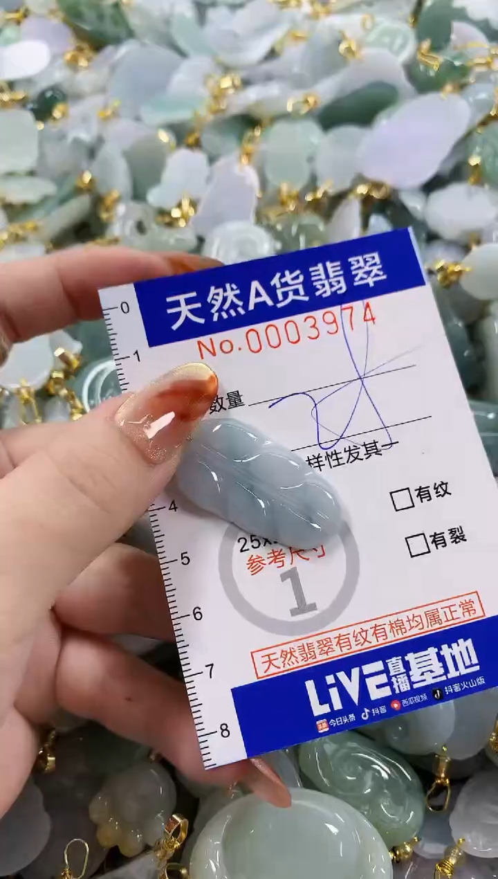 颈饰未镶嵌翡翠天然A货翡翠
