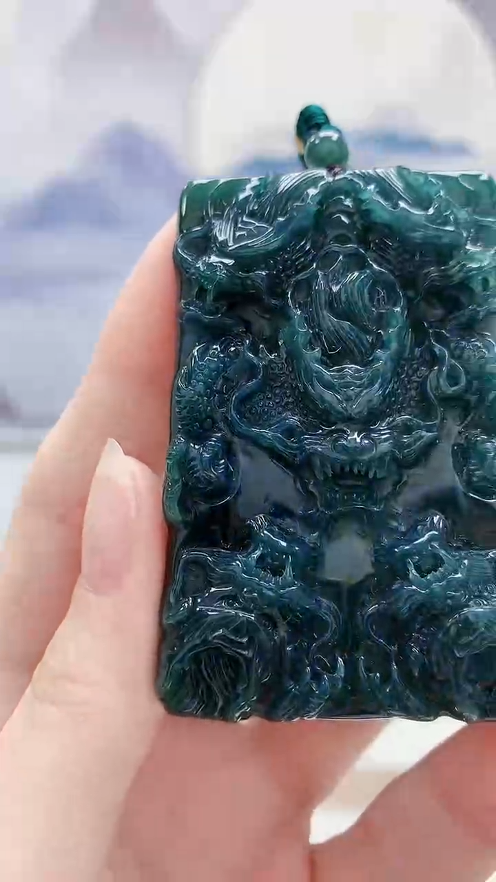 未镶嵌定制翡翠1502ry-毛货挂件28