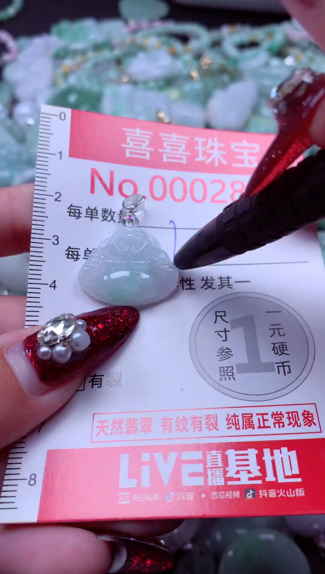 颈饰未镶嵌翡翠2869