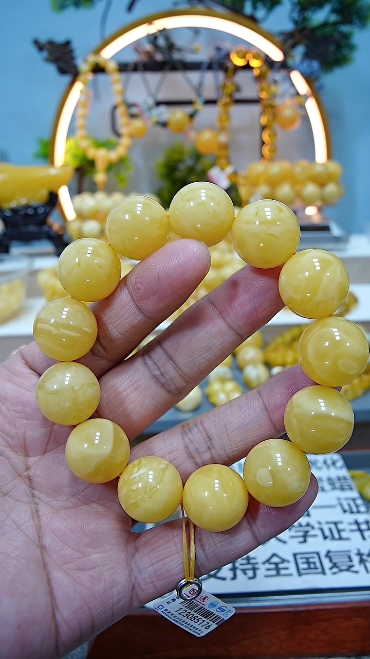 【闪购商品】蜜蜡手链未镶嵌18+++++++