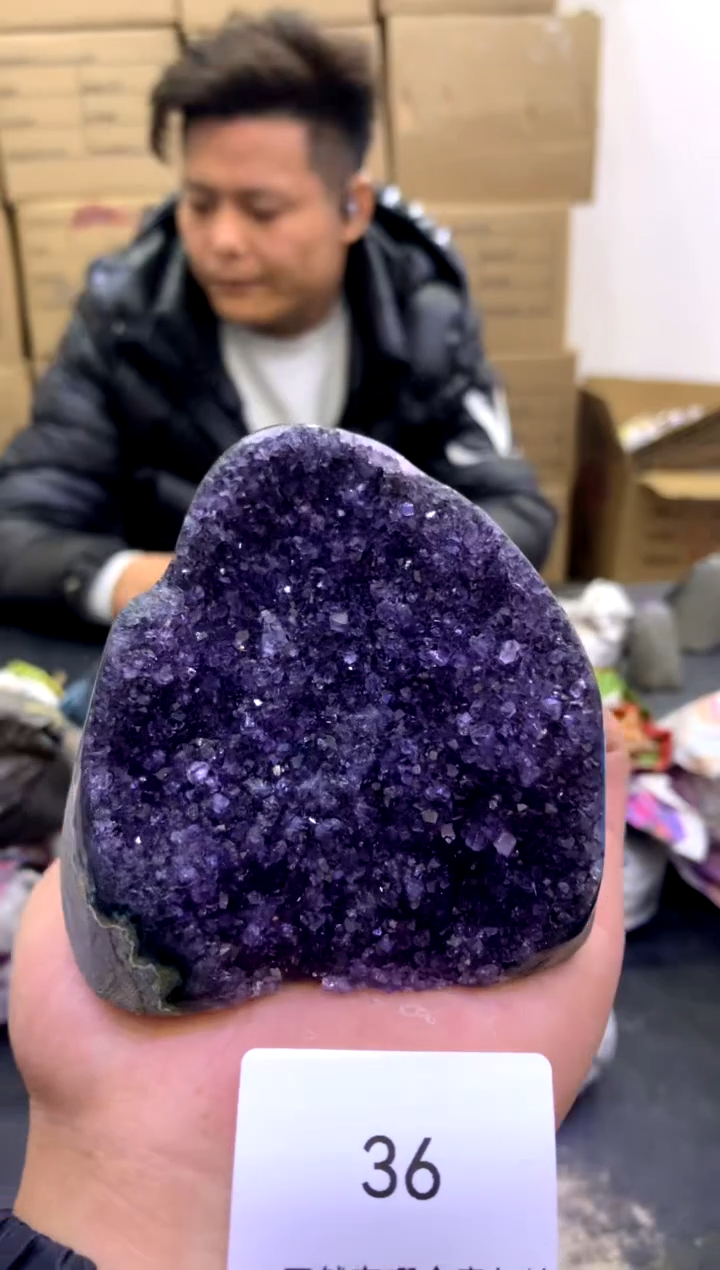 【闪购商品】水晶摆件未镶嵌天然高品质紫晶36