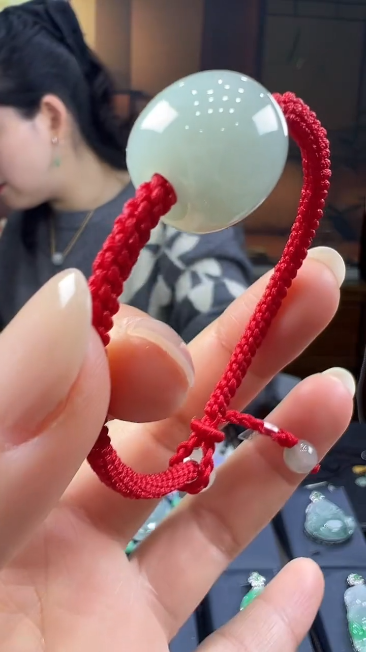 未镶嵌挂件翡翠路路通手绳