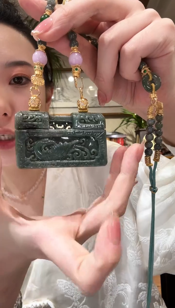 【闪购商品】翡翠颈饰未镶嵌国风