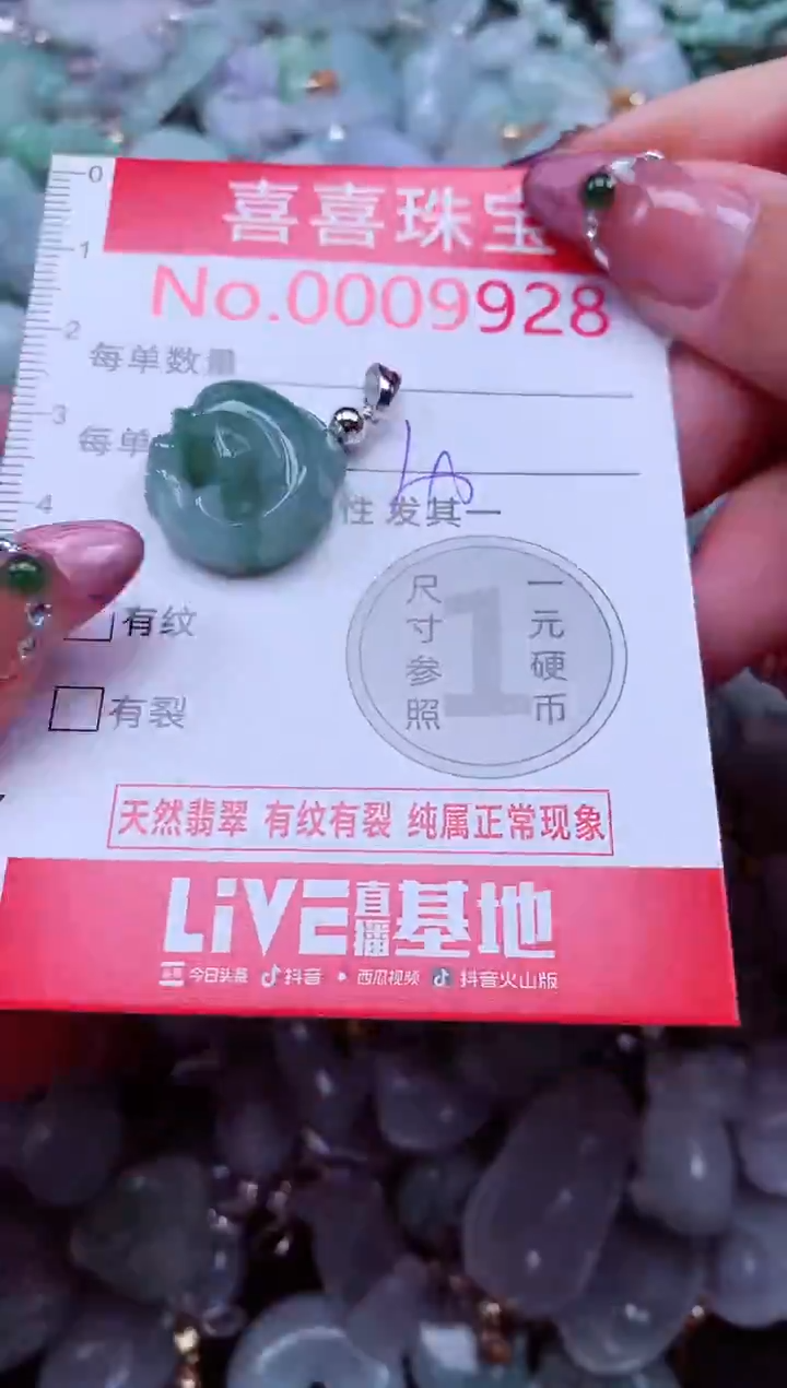 颈饰未镶嵌翡翠9928