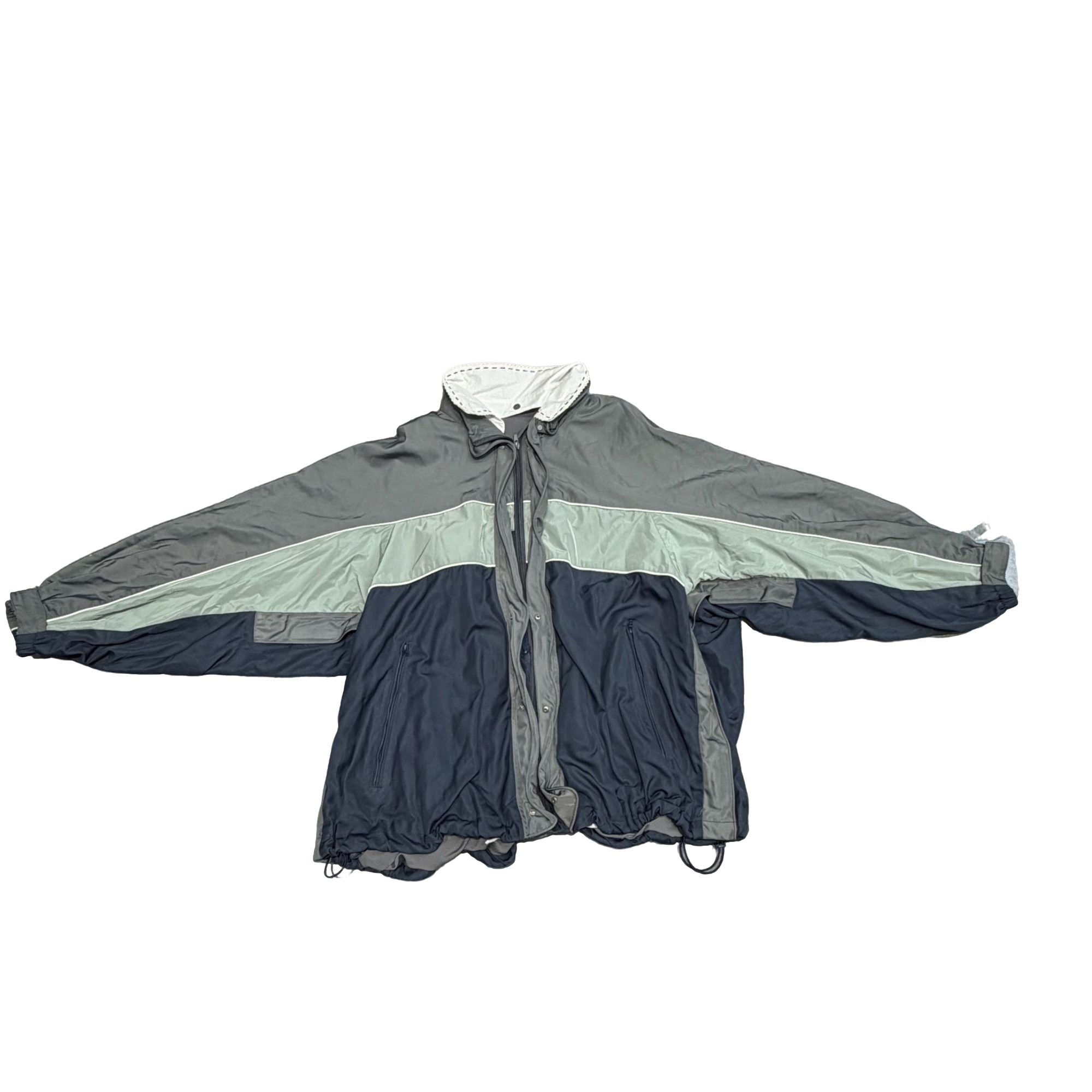 新款 拼色不规则通用时尚百搭外套休闲